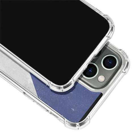 Puerto Rico Flag Distressed iPhone 14 Pro Clear Case